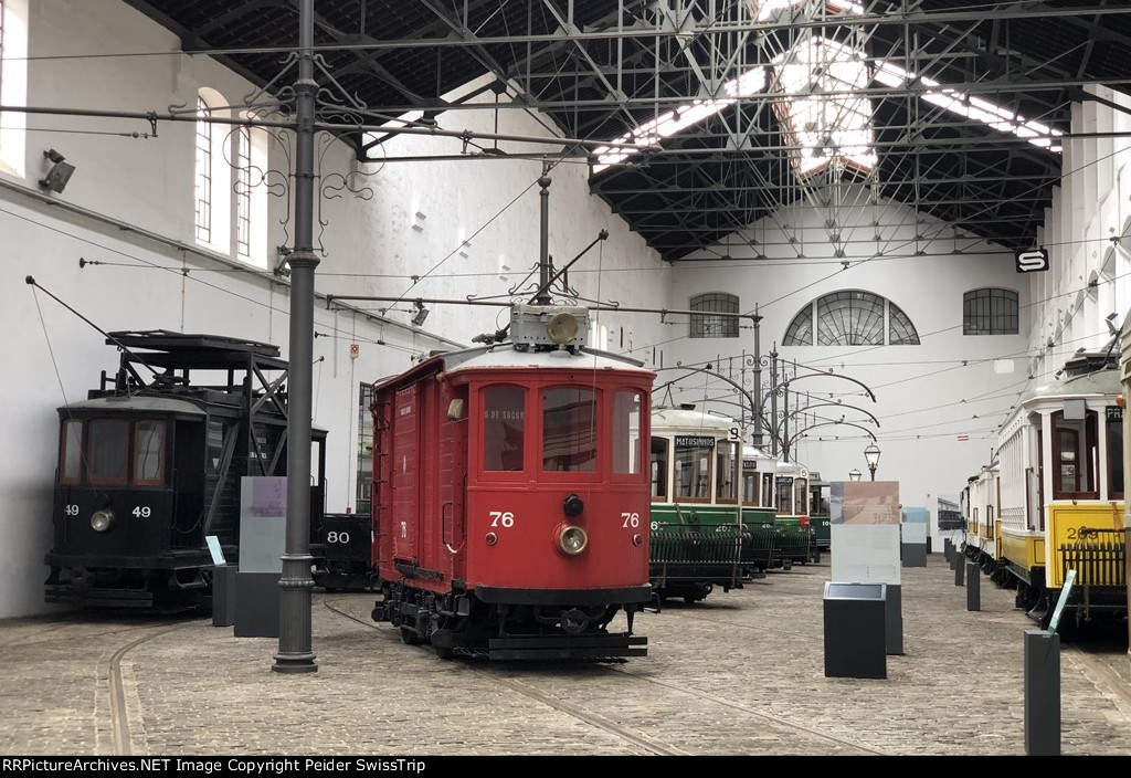 Historic streetcars in Porto